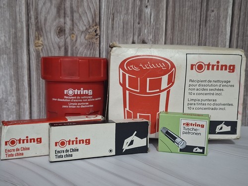 Rotring pen cleaning - cleaning, unit