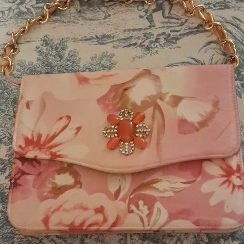 Pochette donna raso floreale