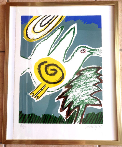 Serigrafia numerata timbrata
