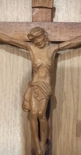Antico crocifisso legno - crocifisso,