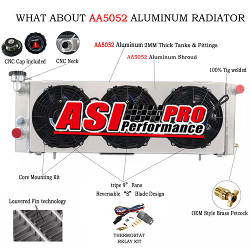 Aluminium radiateur shroud - radiateur,