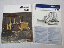 2 depliant Fiat Allis 8-B 8B