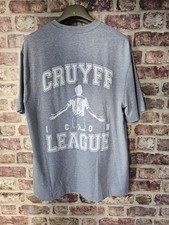 T-Shirt Cruyff Icon League Grigio Marna Taglia M - Campione - Nuova con etichette