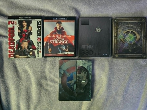 Marvel blu ray steelbooks - &, 4k