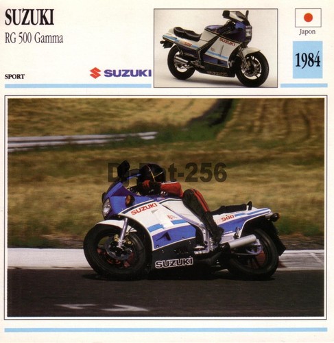 Fiche moto suzuki rg 500 - moto,