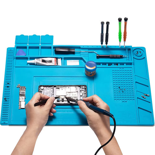 Soldering station mat silicone - station,