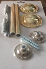 Rosone in ottone per tende