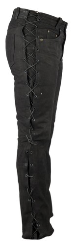 Pantaloni pelle nabuk - in,