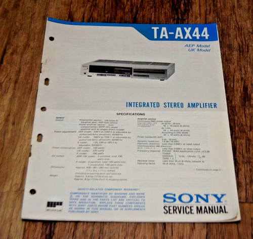 Sony ax44 amplificatore - sony,