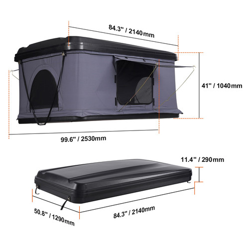 Tenda tetto rigida - tetto, per