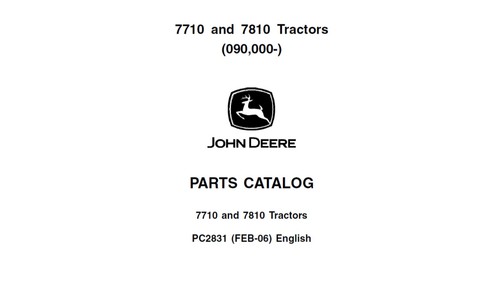 John deere 7710 - deere, 7810