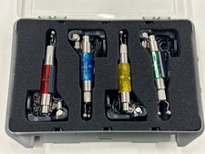 Scambisti/indicatori morso pesca carpa, set di 4 in custodia, swinger illuminato