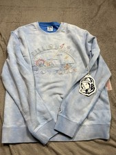 Maglione Billionaire Boys Club Uomo XL Blu Pullover Girocollo Ricamato Orizzonte
