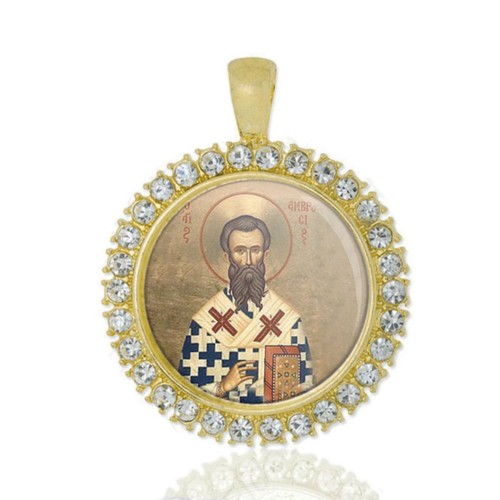 Ciondolo medaglia tonda