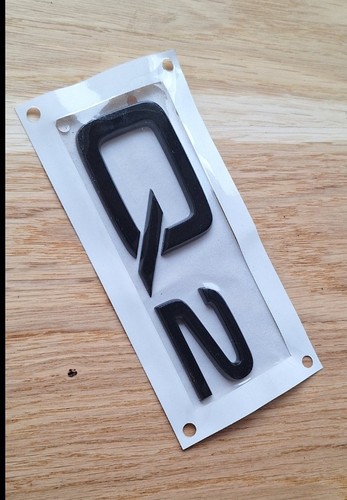 Emblema originale audi black - emblema,
