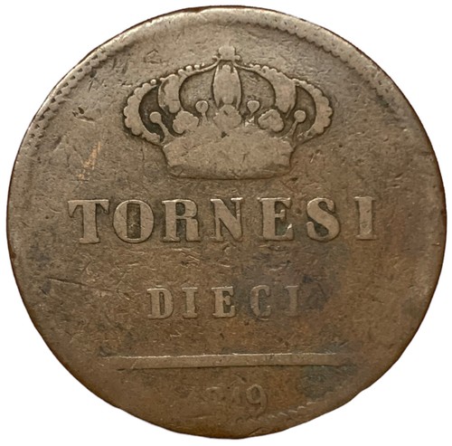 Tornesi 1819 ferdinando i - tornesi,