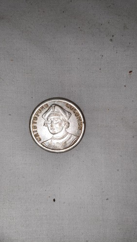Moneta cristoforo colombo - cristoforo,