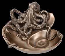Ciotola conchiglia con polpo - ,