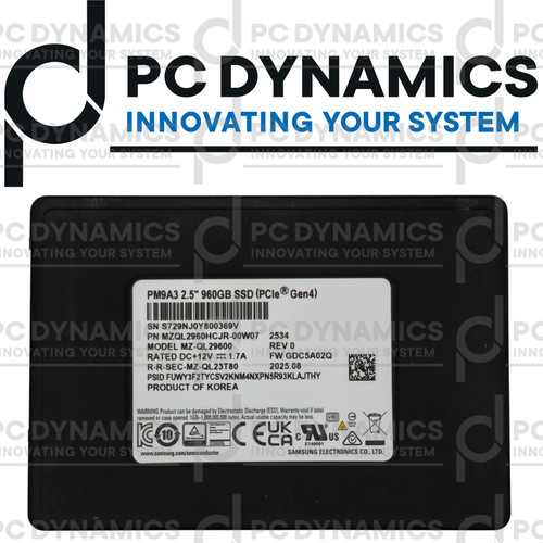 Samsung pm9a3 960gb - pm9a3, nvme