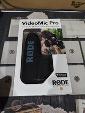 Microfono VideoMic Pro RODE Shotgun Rycote nuovo con scatola