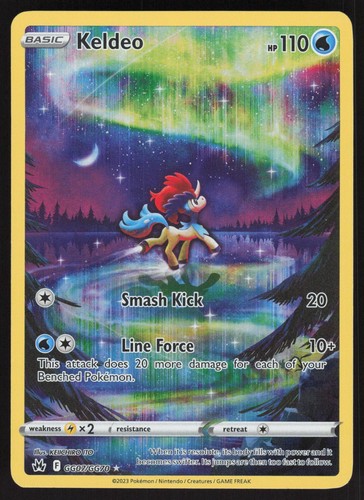 Keldeo gg07 gg70 holo crown - holo,