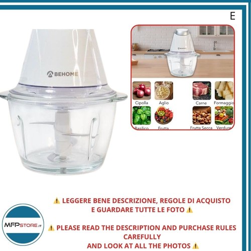 Behome tritatutto elettrico - behome, 1l