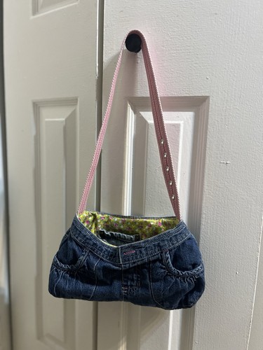 Borsa jeans y2k rosa - rosa, cinturino