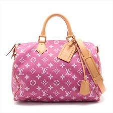Louis Vuitton Monogram Pelle Speedy P9 Bandoulière 40 M11563 Rosa C'era un
