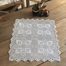 Centrino Fatto Di Pizzo Ad Uncinetto A Mano Meraviglioso Pizzo Esterno