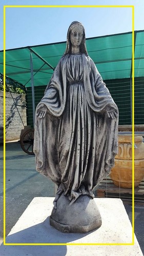 Statua giardino madonna - giardino,