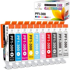 PFI-300 Ink Cartridges 10
