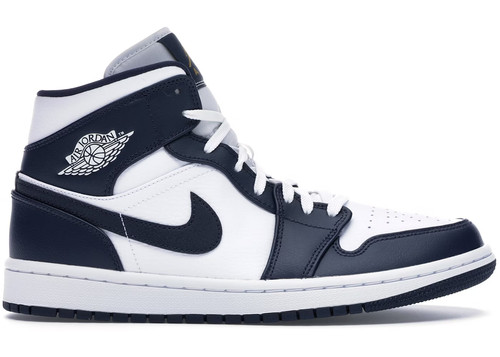 Jordan mid white metallic - 1,