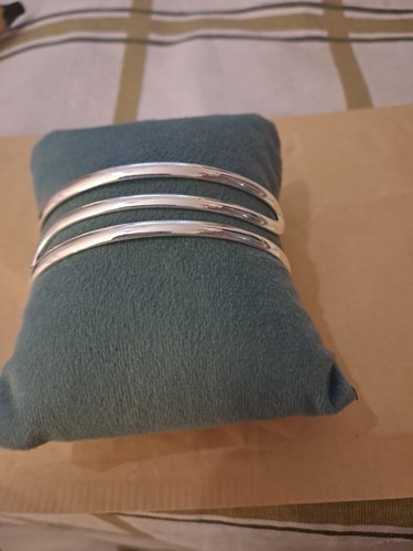 Bracelet manchette argent - ,