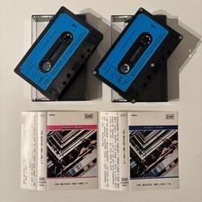 THE BEATLES - 1962-1996 / 1967-1970 (RARE YUGOSLAVIAN DOUBLE CASSETTE TAPE SET)