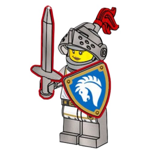 Lego castle minifigure cas590 - lego,