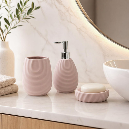 Set accessori bagno pezzi - pezzi, in