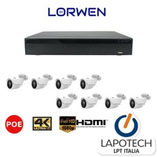 KIT VIDEOSORVEGLIANZA NVR 8