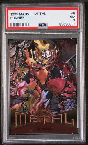 1995 marvel metal sunfire - marvel,
