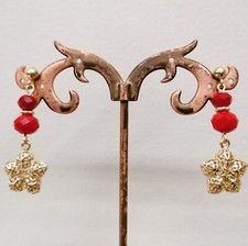 Orecchini swarovski rosso e