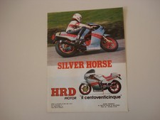advertising Pubblicità 1984 MOTO HRD 125 SH SILVER HORSE