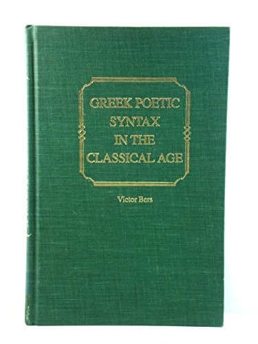 Greek poetic syntax - in, the