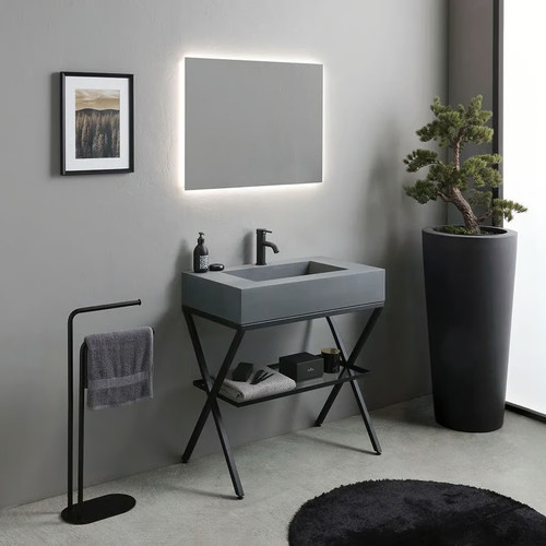 Mobile bagno terra 80cm con - mobile,