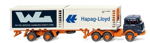 Wiking krupp 6x2 con - con, vassoio