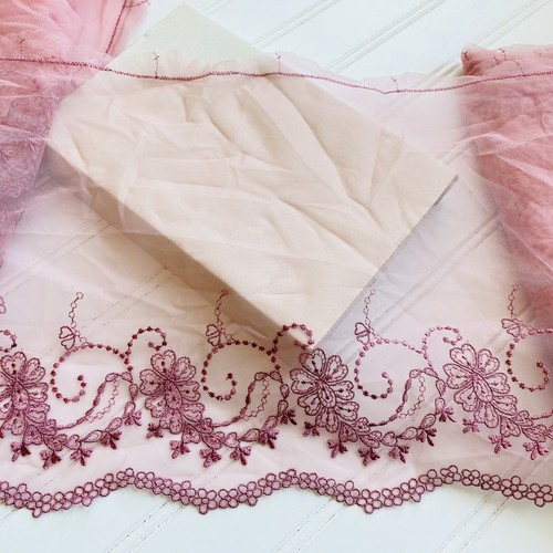 Bordo tulle pizzo - bordo,