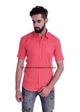 Rosso uomo estivo cotone - rosso,