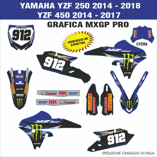 Adesivi grafica yamaha - grafica, yzf