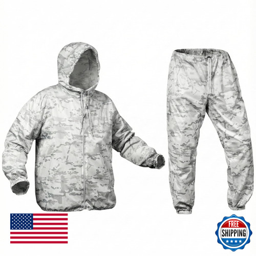 Parka mimetico invernale