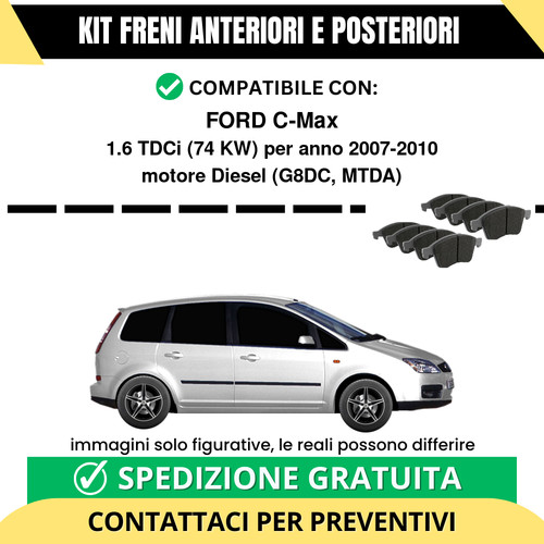 Pastiglie freno ant post - pastiglie,