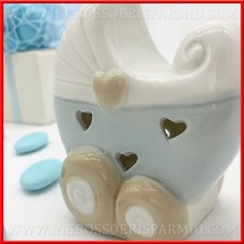 Passeggino ceramica celeste - ceramica,