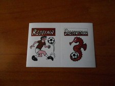 figurina  CALCIO FLASH "1988-REGGINA-SALERNITANA-mascotte